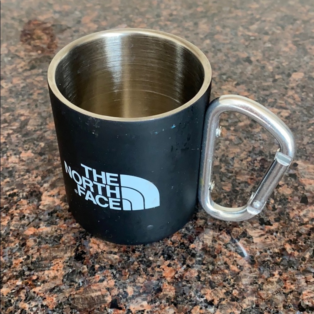 North Face carabiner mug